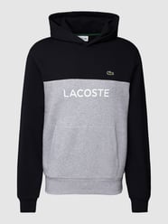 Hoodie met labeldetails van Lacoste Blauw / turquoise - 29