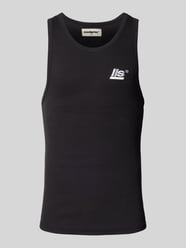 Tanktop mit Label-Stitching von Low Lights Studios Schwarz - 3