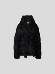 Daunenjacke mit Allover-Muster von Bacon Schwarz - 43
