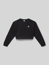 Bluza z okrągłym dekoltem i haftowanym logo od adidas Originals - 31