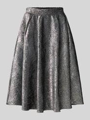 Midirok met structuurmotief en elastische band van miss goodlife - 35