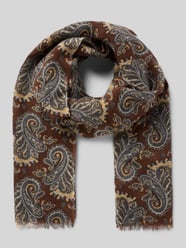 Sjaal van wol met paisleymotief van altea - 33