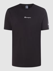 T-Shirt mit Label-Print von CHAMPION Grau / Schwarz - 20