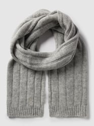 Schal mit Label-Applikation Modell 'TH TIMELESS SCARF' von Tommy Hilfiger Grau - 46