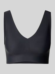 Biustonosz typu bralette z dekoltem w serek i elastycznym pasem od DORINA - 45
