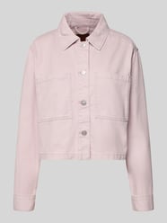Boxy Fit Jeansjacke aus reiner Baumwolle Modell 'NAOMI' von ONLY Pink - 15