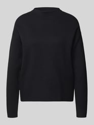 Oversized Strickpullover mit geripptem Stehkragen von Christian Berg Woman - 25