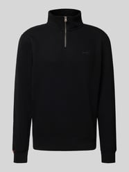 Sweatshirt mit Troyer-Kragen und Logo-Stitching von Superdry - 9