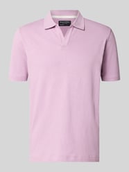 Koszulka polo o kroju regular fit z mieszanki bawełny i lnu od Marc O'Polo - 30