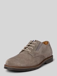 Schnürschuhe mit Label-Detail Modell 'Casimiro' von bugatti Beige - 28
