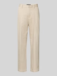 Straight Fit Chino aus Bio-Baumwoll-Mix von Marc O'Polo Beige - 7