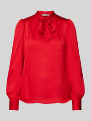 Blusenshirt mit Schleifen-Detail von Christian Berg Woman Selection Rot - 11