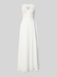 Sukienka wieczorowa z kwiatowym haftem od LUXUAR FASHION - 38