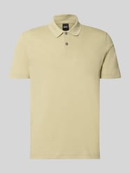 Regular Fit Poloshirt aus Baumwoll-Mix Modell 'PARLAY 240' von BOSS Beige - 30