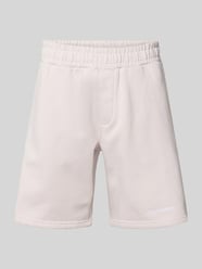 Regular fit korte broek met Gestikt logo van PEGADOR - 31