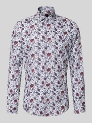 Slim Fit Businesshemd aus reiner Baumwolle von Seidensticker Bordeaux - 14