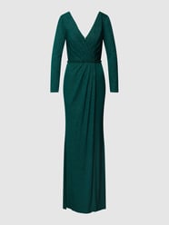 Abendkleid mit Effektgarn von Mascara Blau / Türkis - 11