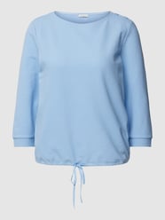 Longsleeve mit Tunnelzug und 3/4-Arm von Tom Tailor Blau - 13