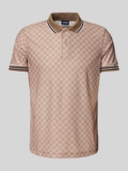 Poloshirt mit gerippten Abschlüssen Modell 'Talon' von JOOP! Collection Braun - 28