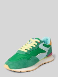 Sneakersy z mieszanki skóry w zamszowej optyce model 'City' od HOFF - 43