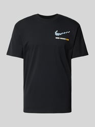 T-Shirt mit Label-Print von Nike Schwarz - 12