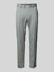 Tapered Fit Stoffhose mit Applikation Modell 'Clow' von CG - Club of Gents - 4