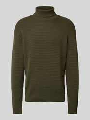 Strickpullover mit Rollkragen Modell 'THEO' von SELECTED HOMME Grün - 40