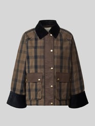 Regular Fit Hemdjacke mit Allover-Muster von GANT Beige - 9
