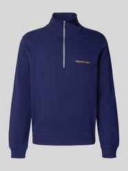 Sweatshirt mit Troyer-Kragen und Label-Stitching von Jack & Jones - 9