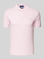 Poloshirt mit Label-Stitching von Polo Ralph Lauren Rosa - 36