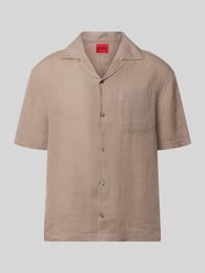regular fit vrijetijdsoverhemd van puur linnen model 'EXOLINO' van HUGO - 7