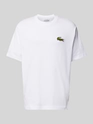 T-Shirt mit Label-Detail von Lacoste Weiß - 42