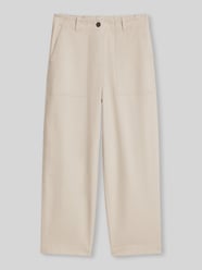 Barrel Fit Hose aus Baumwoll-Mix von Marc O'Polo Beige - 31