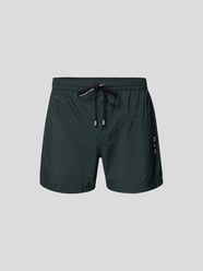 Badehose mit Label-Print von Balmain Grün - 36