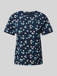 T-Shirt mit floralem Print von Tom Tailor Blau - 16
