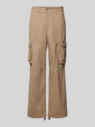 Straight Leg Cargohose mit Label-Patch von REVIEW Beige - 5