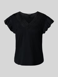 T-shirt z rękawami z falbaną od Lauren Ralph Lauren - 37