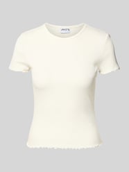 T-Shirt mit Muschelsaum von Jake*s Casual - 20