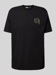 T-Shirt mit Label-Print von Karl Lagerfeld Schwarz - 17