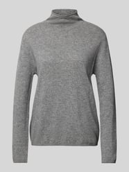 Gebreide pullover met turtleneck van Luisa Cerano Grijs / zwart - 36