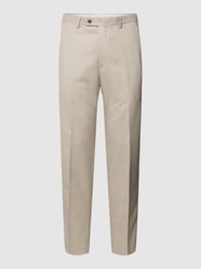 Anzughose mit feinem Muster von Christian Berg Men Beige - 29