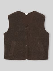 Relaxed Fit Weste aus Teddy-Plüsch von s.Oliver RED LABEL - 2