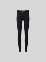 Legginsy z elastycznym paskiem z logo od black palms - 21