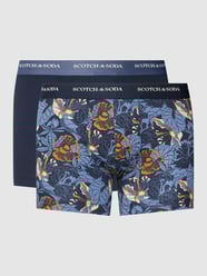 Broek met elastische band, model 'Iconic' in een set van 2 stuks van Scotch & Soda Blauw / turquoise - 2