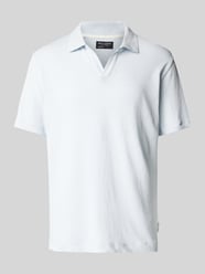 Regular Fit Poloshirt aus Baumwoll-Leinen-Mix von Marc O'Polo - 33