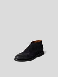 Desert Boots aus Leder von Doucal's Blau - 13
