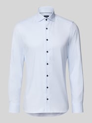 Koszula biznesowa o kroju slim fit z mieszanki bawełny od OLYMP Level 5 - 10
