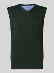 Pullunder mit Logo-Detail Modell 'Slipover Superfine' von Fynch-Hatton - 17