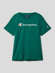 T-shirt met logoprint van CHAMPION Groen - 41