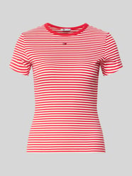 t-shirt o kroju slim fit z mieszanki bawełny od Tommy Jeans - 22